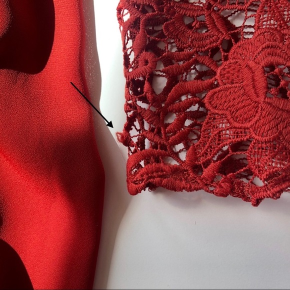 ASOS Women’s Rust Lace Maxi Maternity Dress 4 XS - Picture 12 of 14